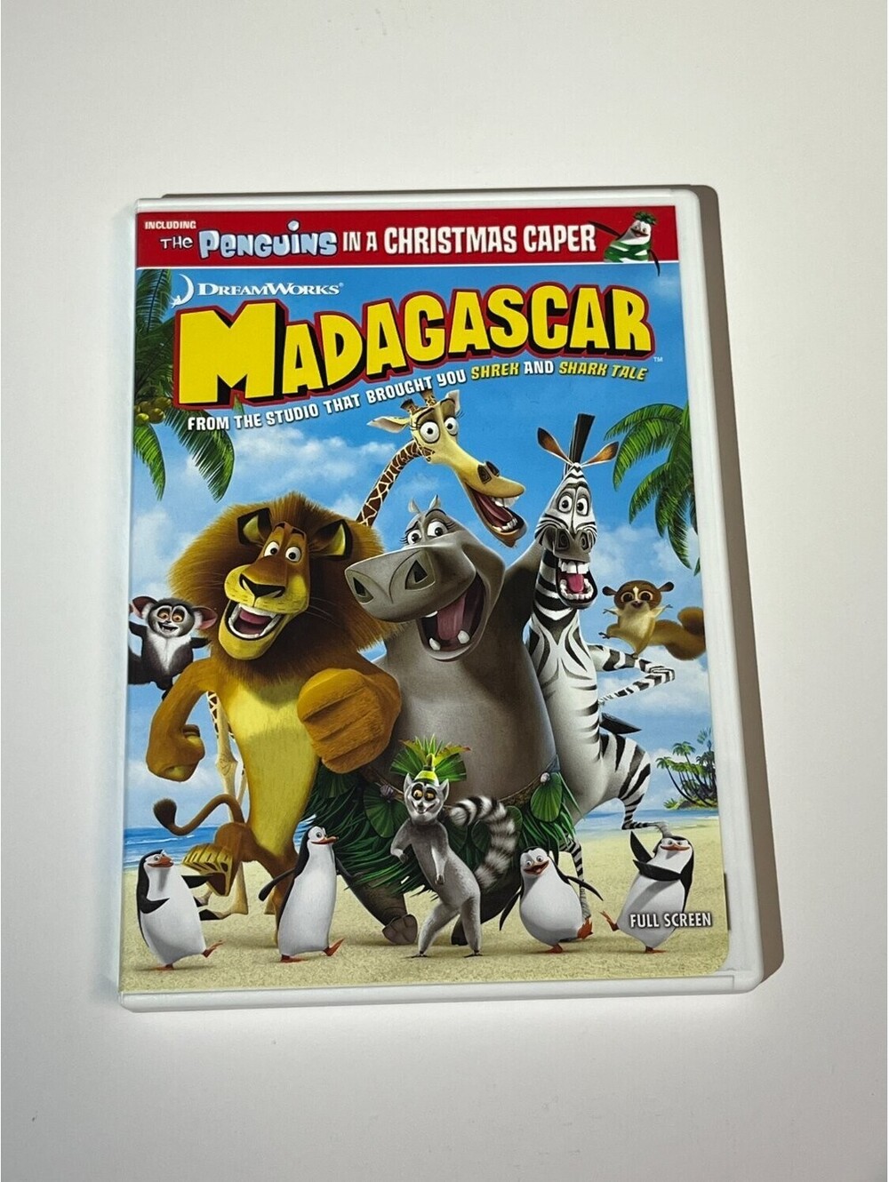 Madagascar DVD Full Screen Ben Stiller 2005 Children's & Eric Darnell